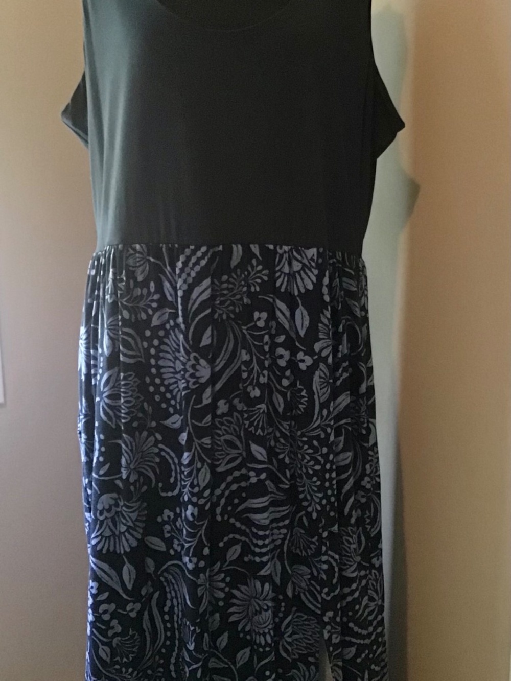 Maurices 24/7 sleeveless midi dress, navy blue, women’s plus size xxl